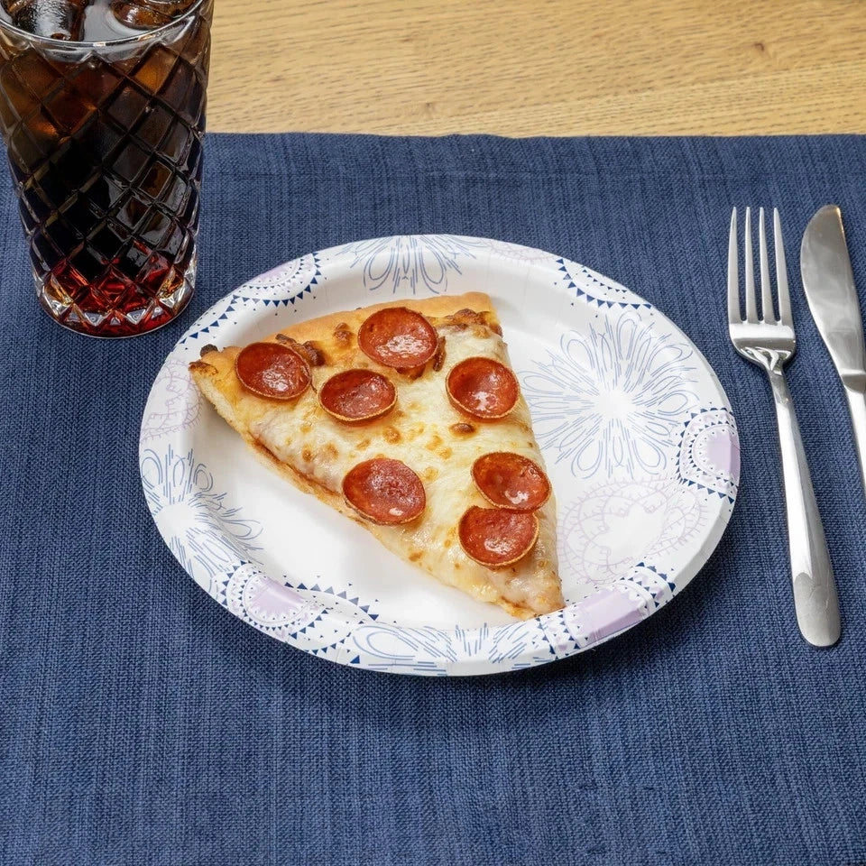 Great Value Everyday Disposable Paper Plates, 8.5", 300 Count